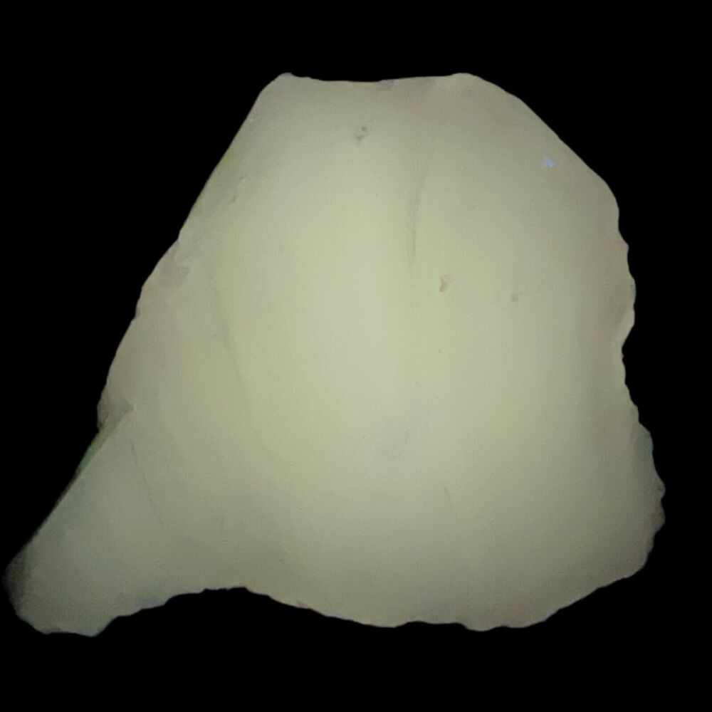 Opalescent Clear Swirl Art Glass Cullet Glowing Manganese Slag Glass #5GX18‎